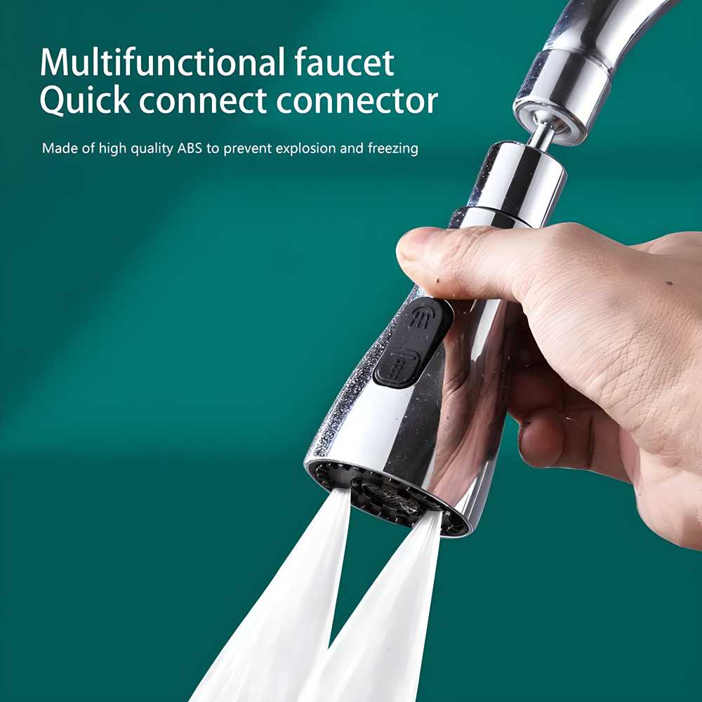 Rotating Sink Faucet Aerator